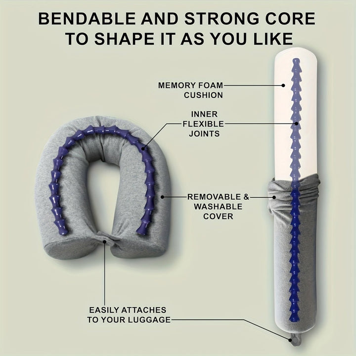 Adjustable travel neck pillow - product photo 6