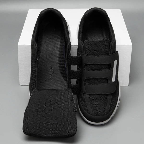 Wide fit shoes with adjustable hook-and-loop straps - product photo 2