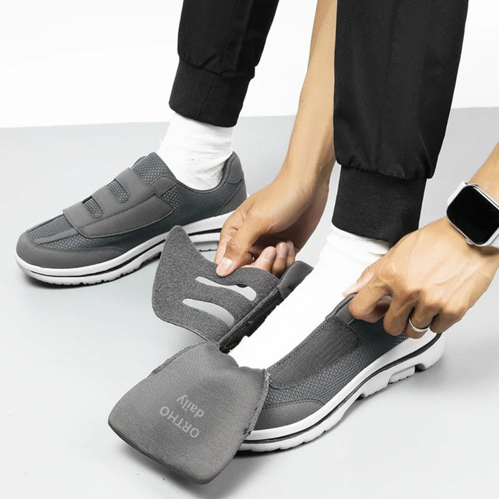 Wide fit shoes with adjustable hook-and-loop straps - product photo 6