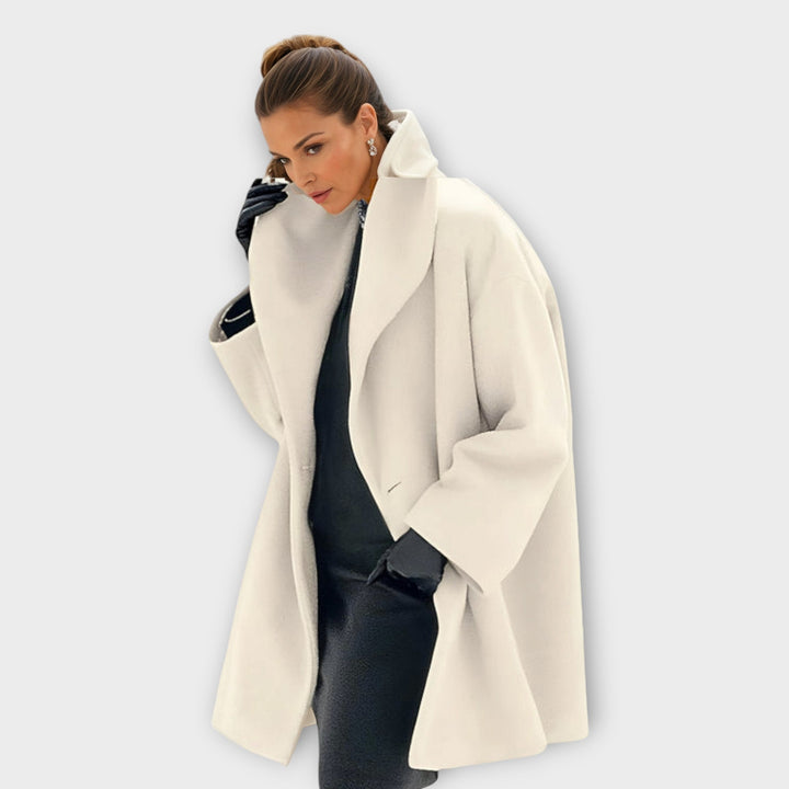 Elena | Relaxed-Fit Winter Coat With Statement Collar For Women