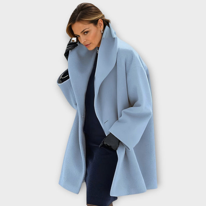 Elena | Relaxed-Fit Winter Coat With Statement Collar For Women