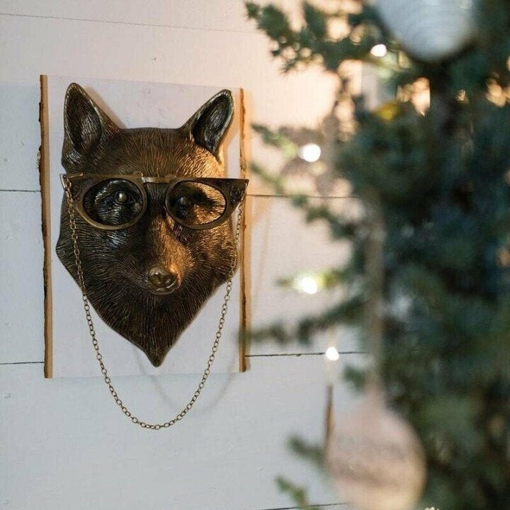 Stylised animal head wall decoration - product photo 10