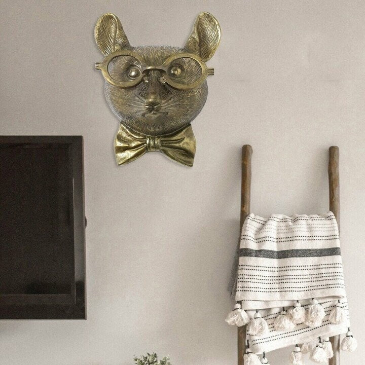 Stylised animal head wall decoration - product photo 11