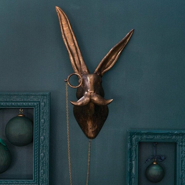 Stylised animal head wall decoration - product photo 12