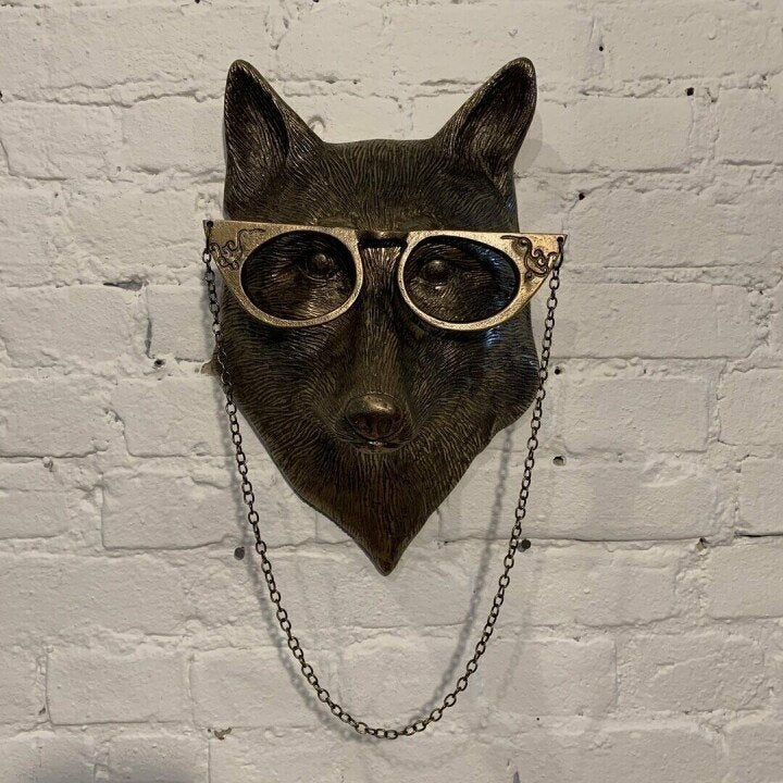 Stylised animal head wall decoration - product photo 13