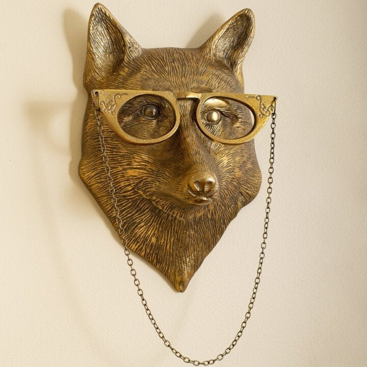 Stylised animal head wall decoration - product photo 14