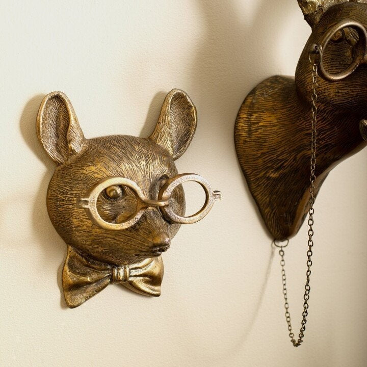 Stylised animal head wall decoration - product photo 15