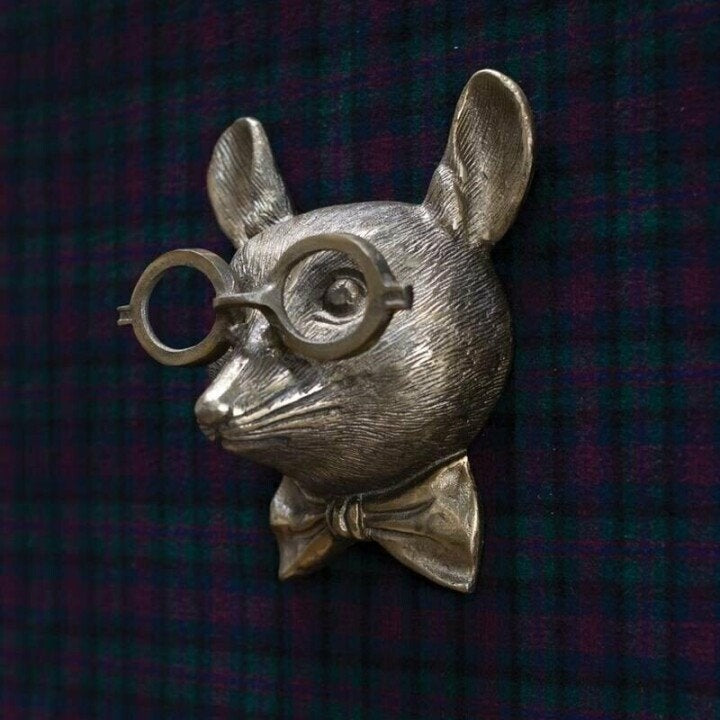 Stylised animal head wall decoration - product photo 2