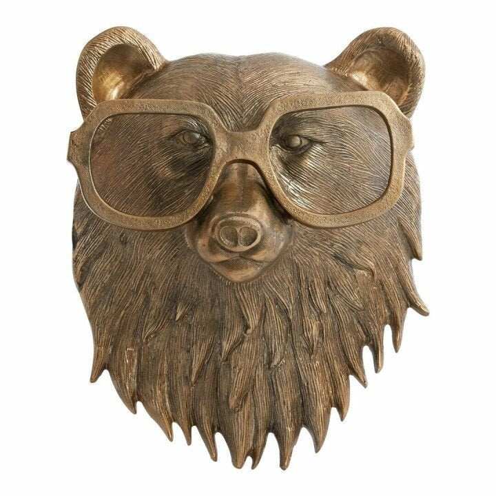 Stylised animal head wall decoration - product photo 3