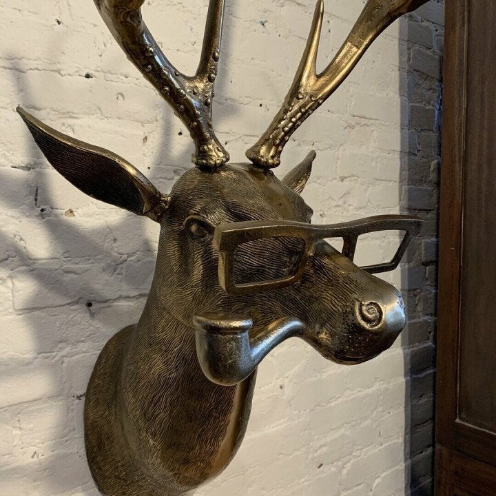 Stylised animal head wall decoration - product photo 4