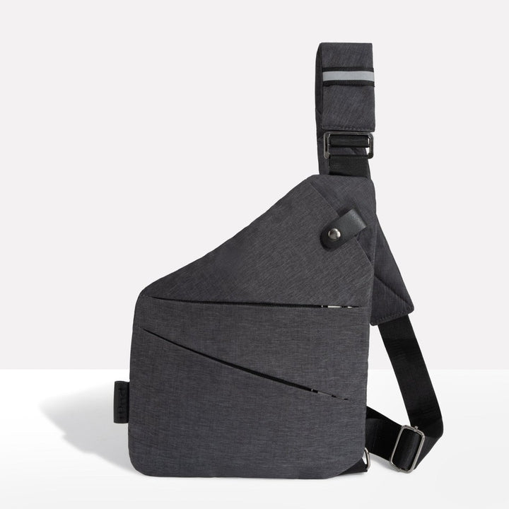 Anti-theft shoulder bag with a cut-resistant strap and Rfid pocket - product photo 1