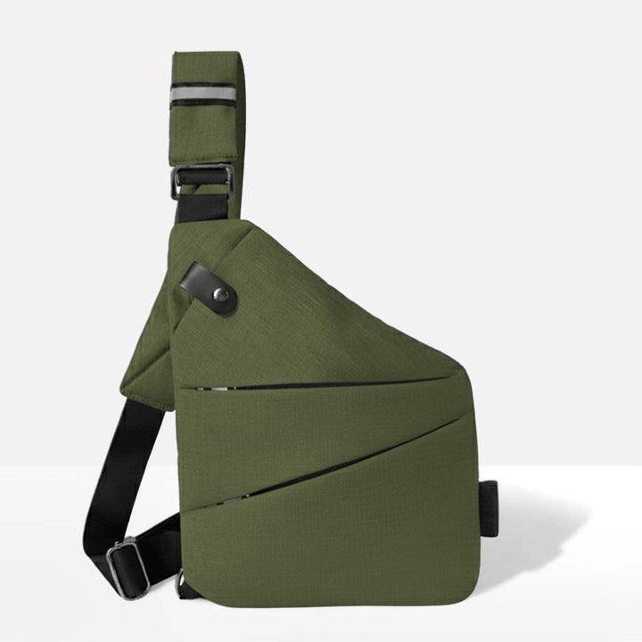 Anti-theft shoulder bag with a cut-resistant strap and Rfid pocket - product photo 11