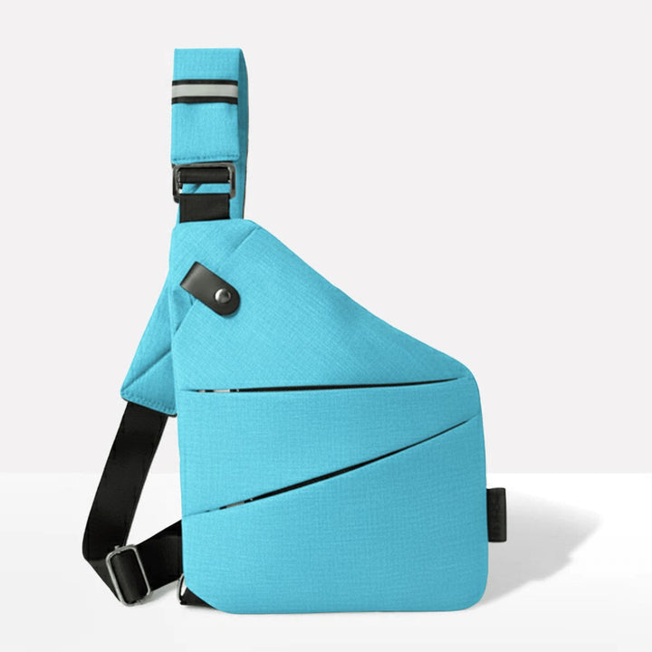 Anti-theft shoulder bag with a cut-resistant strap and Rfid pocket - product photo 14