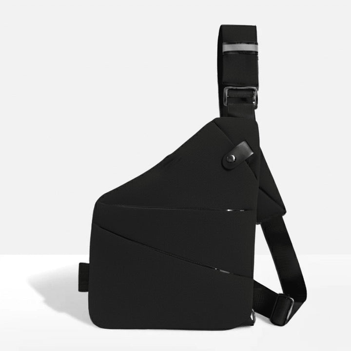 Anti-theft shoulder bag with a cut-resistant strap and Rfid pocket - product photo 17