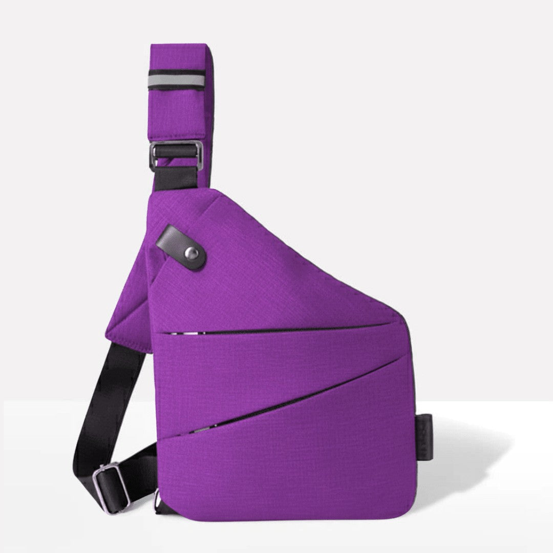 Anti-theft shoulder bag with a cut-resistant strap and Rfid pocket - product photo 18