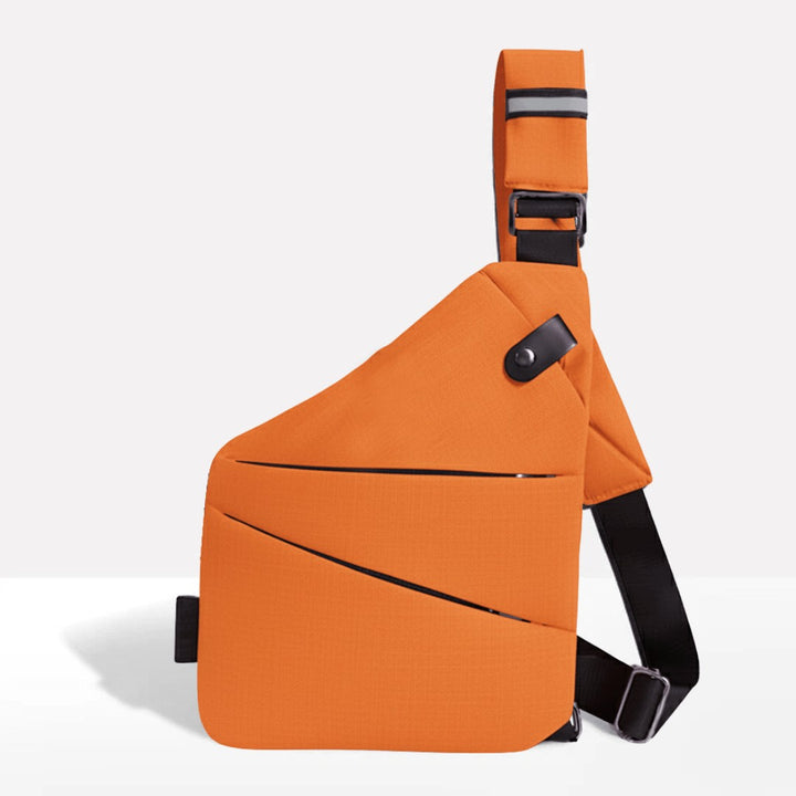 Anti-theft shoulder bag with a cut-resistant strap and Rfid pocket - product photo 19