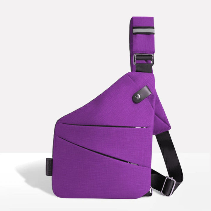 Anti-theft shoulder bag with a cut-resistant strap and Rfid pocket - product photo 21