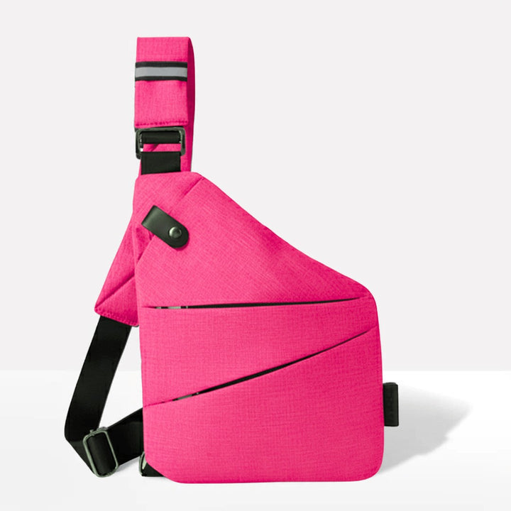 Anti-theft shoulder bag with a cut-resistant strap and Rfid pocket - product photo 22