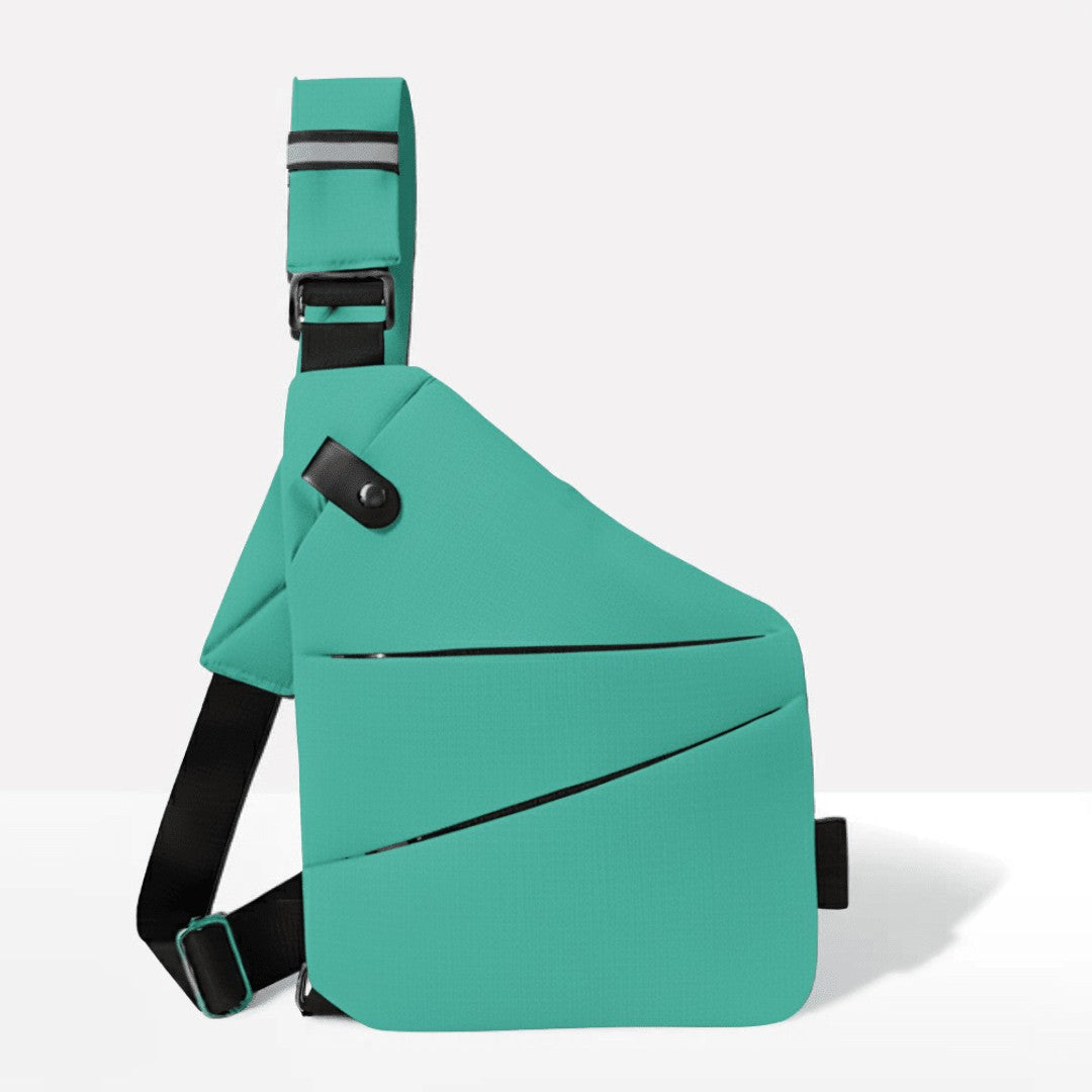 Anti-theft shoulder bag with a cut-resistant strap and Rfid pocket - product photo 23