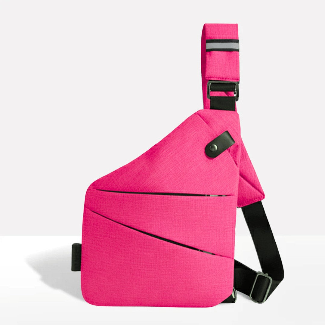 Anti-theft shoulder bag with a cut-resistant strap and Rfid pocket - product photo 25