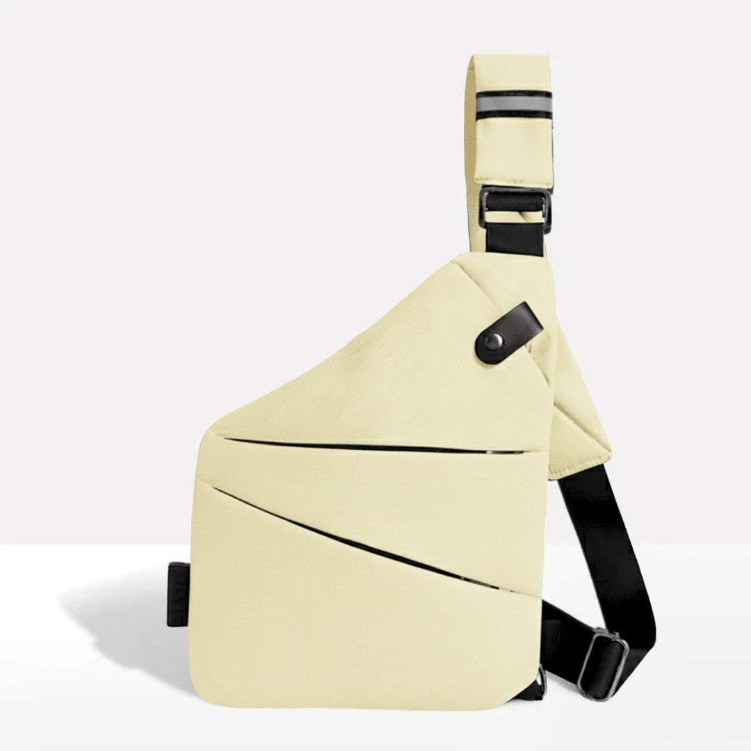 Anti-theft shoulder bag with a cut-resistant strap and Rfid pocket - product photo 29