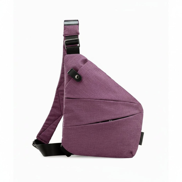 Anti-theft shoulder bag with a cut-resistant strap and Rfid pocket - product photo 32