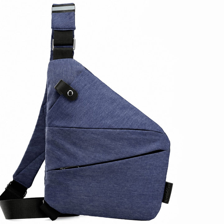 Anti-theft shoulder bag with a cut-resistant strap and Rfid pocket - product photo 33