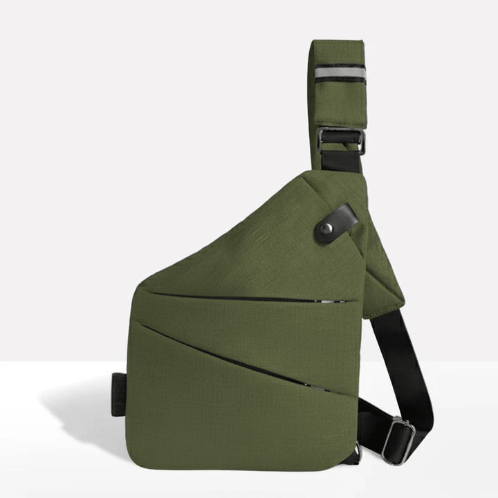 Anti-theft shoulder bag with a cut-resistant strap and Rfid pocket - product photo 8