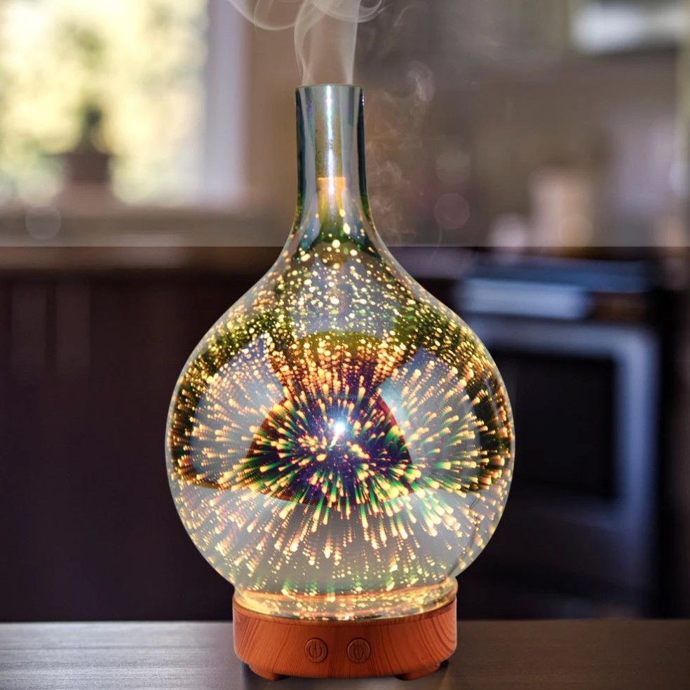 Aroma diffuser lit with colored LEDs - product photo 3