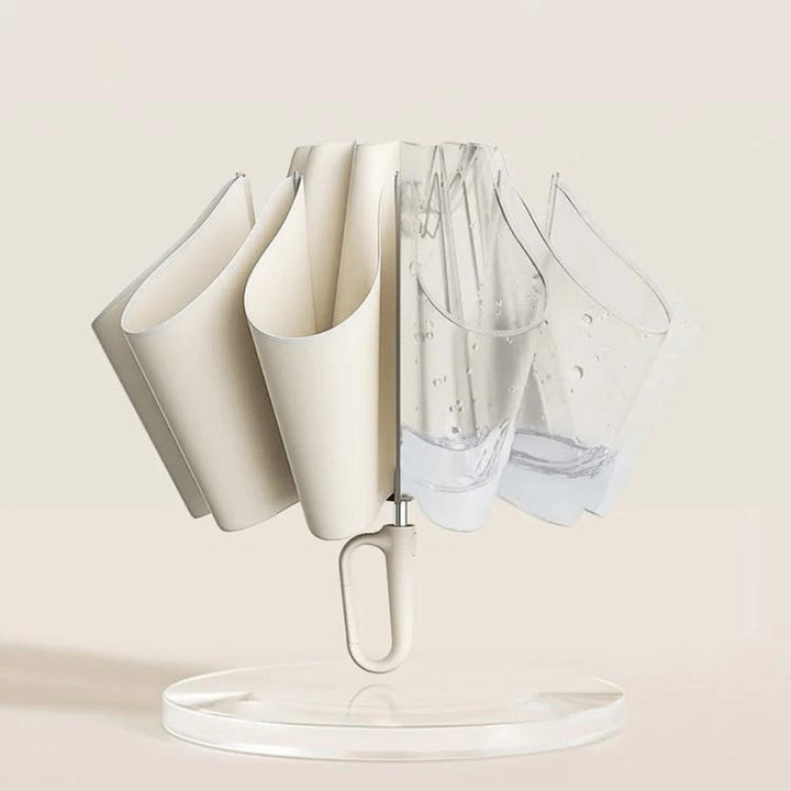 Automatic compact umbrella with a reinforced windproof frame - product photo 3