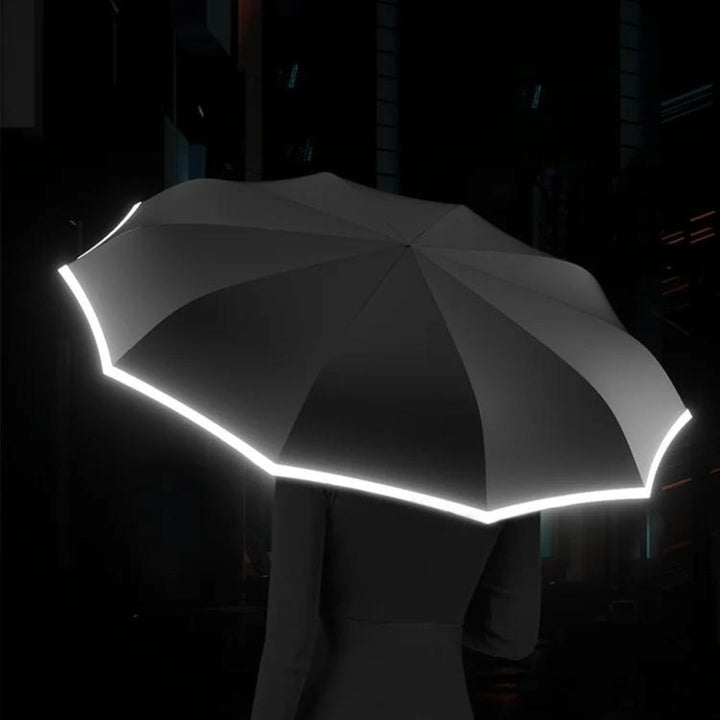 Automatic compact umbrella with a reinforced windproof frame - product photo 5