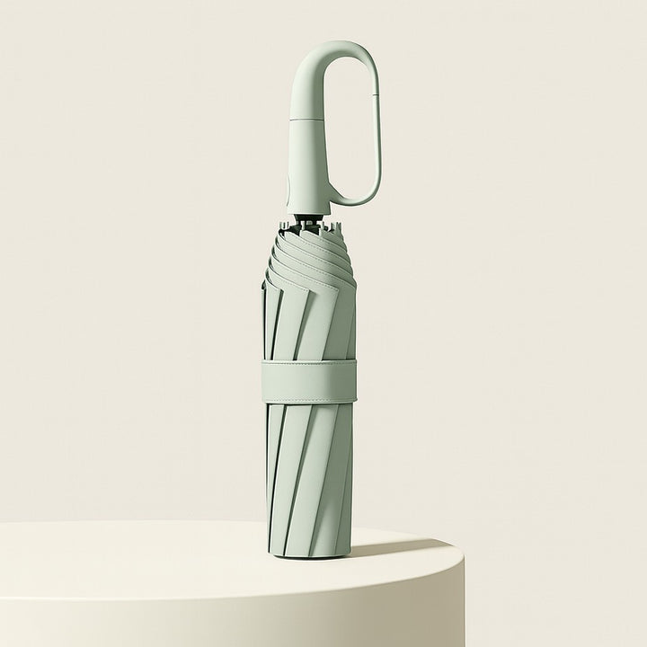 Automatic compact umbrella with a reinforced windproof frame - product photo 6