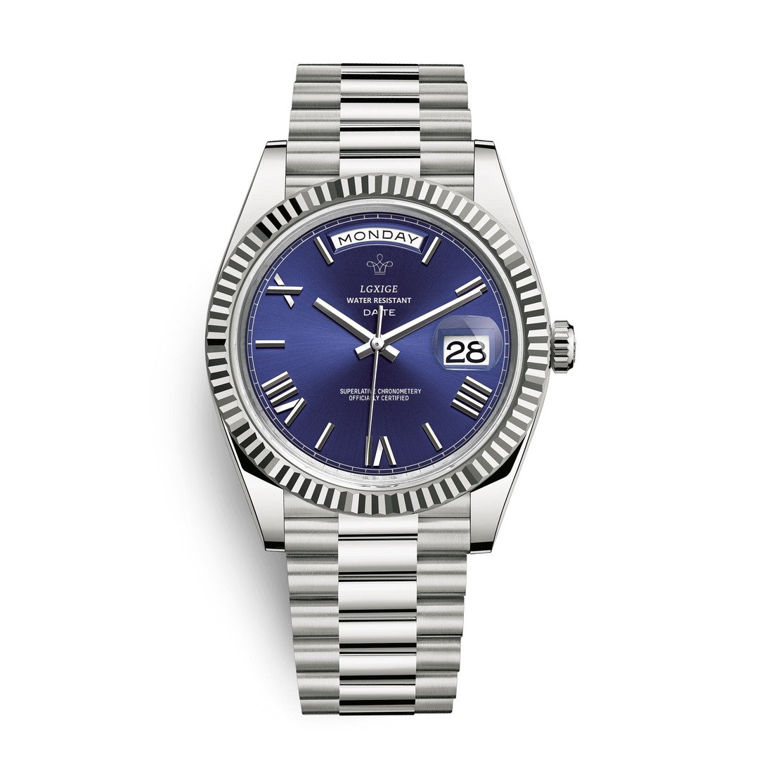 Automatic men's watch with day and date windows - product photo 1