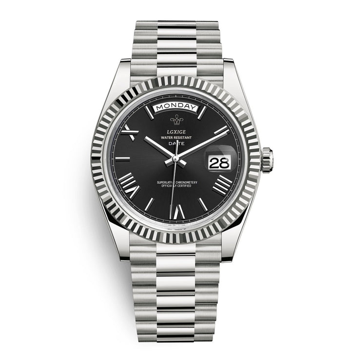 Automatic men's watch with day and date windows - product photo 10