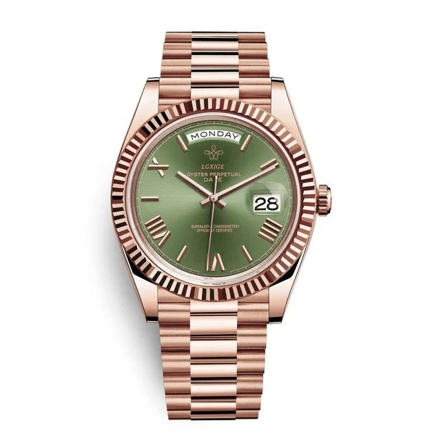 Automatic men's watch with day and date windows - product photo 13