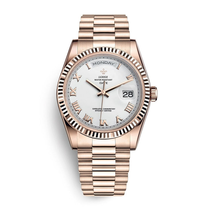 Automatic men's watch with day and date windows - product photo 2