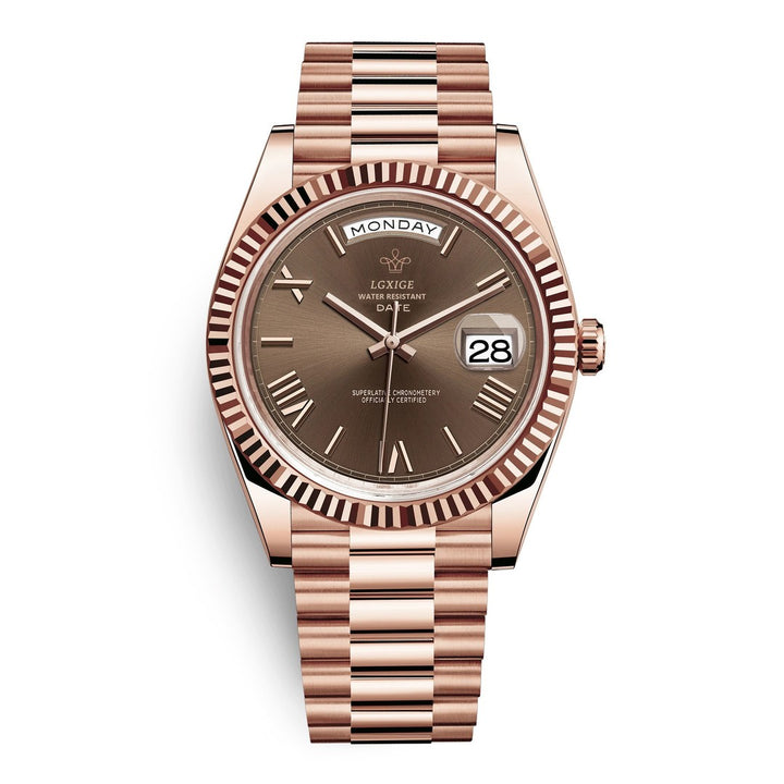Automatic men's watch with day and date windows - product photo 3