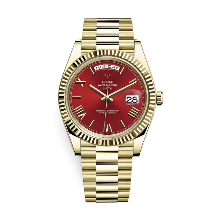 Automatic men's watch with day and date windows - product photo 4