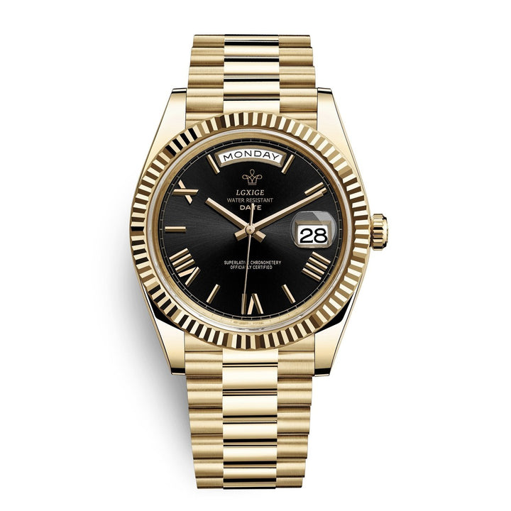 Automatic men's watch with day and date windows - product photo 5