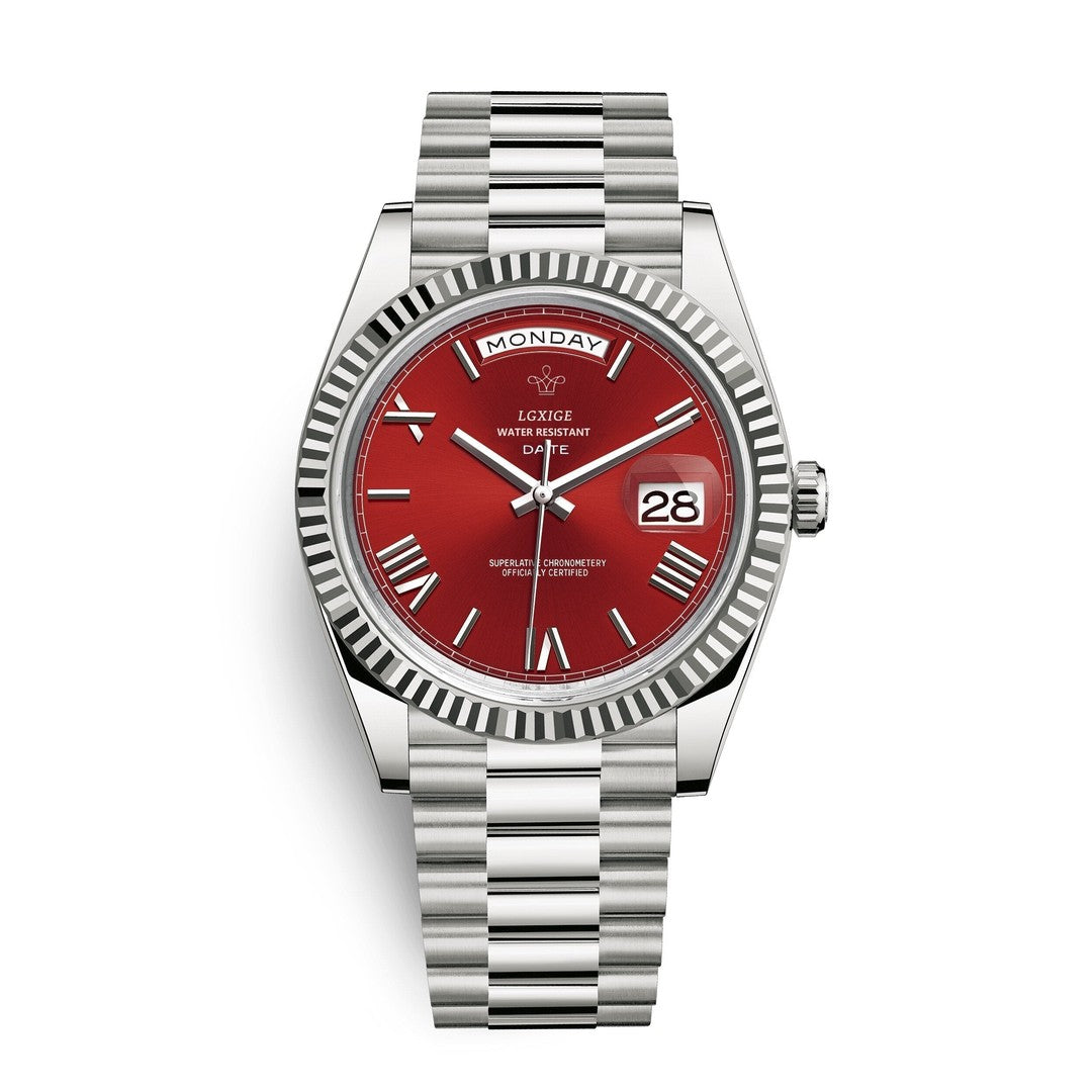 Automatic men's watch with day and date windows - product photo 7
