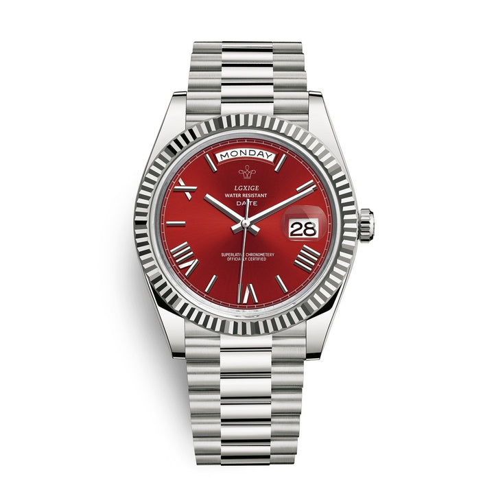 Automatic men's watch with day and date windows - product photo 7