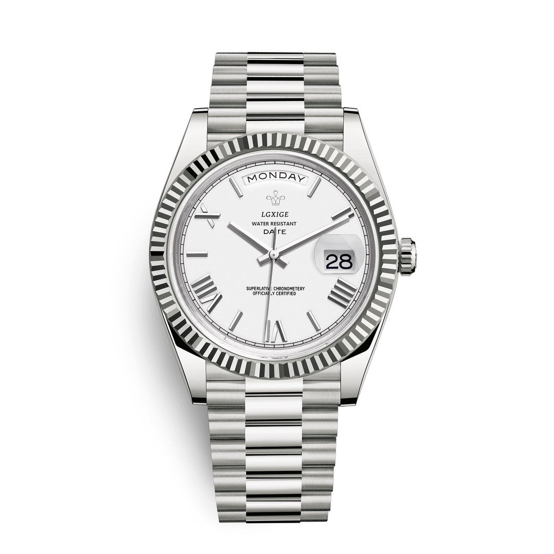 Automatic men's watch with day and date windows - product photo 8