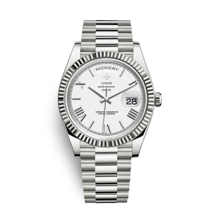 Automatic men's watch with day and date windows - product photo 8