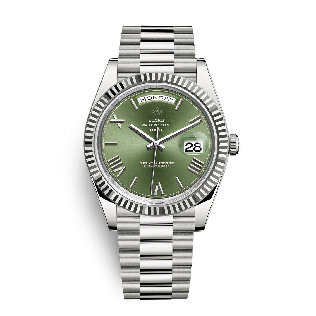 Automatic men's watch with day and date windows - product photo 9