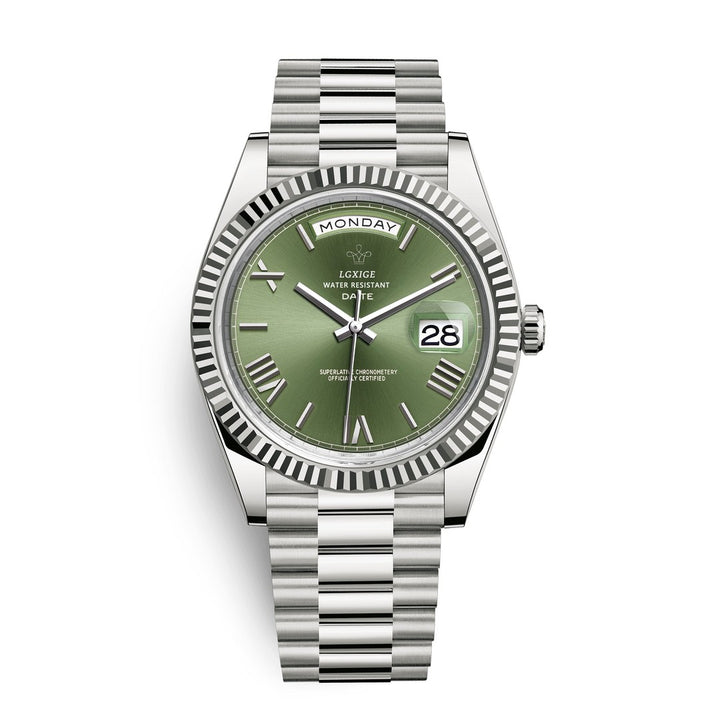 Automatic men's watch with day and date windows - product photo 9