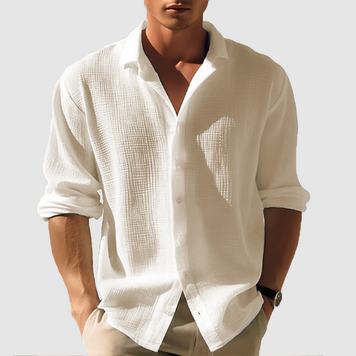 Leo | Men’s Casual Summer Button-Down Shirt