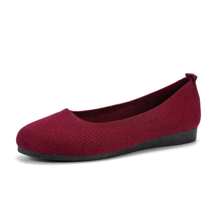 Ella | Women’s Knit Slip-On Ballet Flats