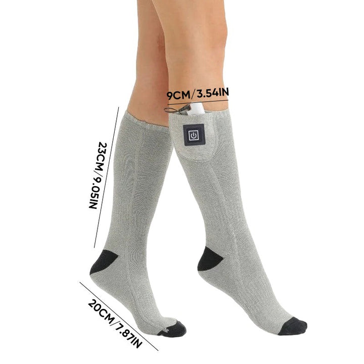 Battery-heated socks with a thermostat control - product photo 11