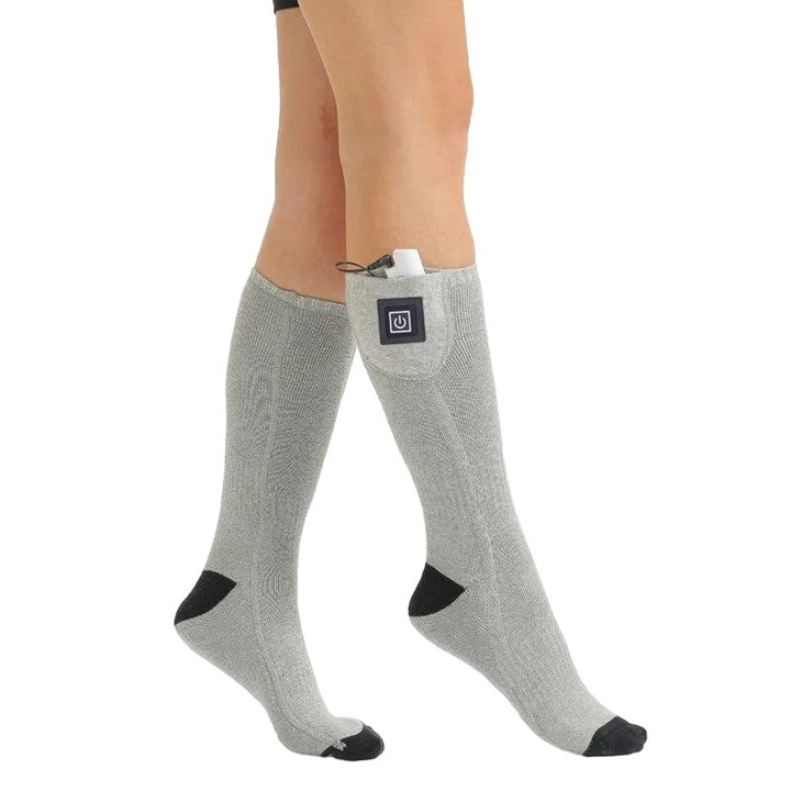 Battery-heated socks with a thermostat control - product photo 3
