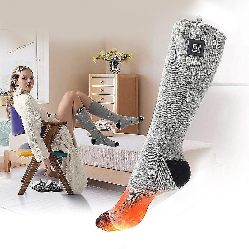 Battery-heated socks with a thermostat control - product photo 5